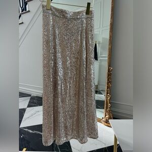 NWT H&M sequin maxi skirt